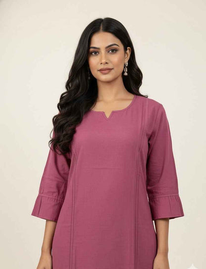 Pure Cotton flex Two Piece Pant Set  PS083