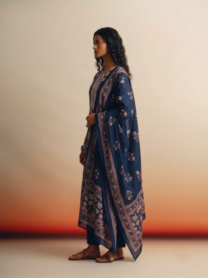 Pure Cotton Three Piece Dupatta Set CS0331