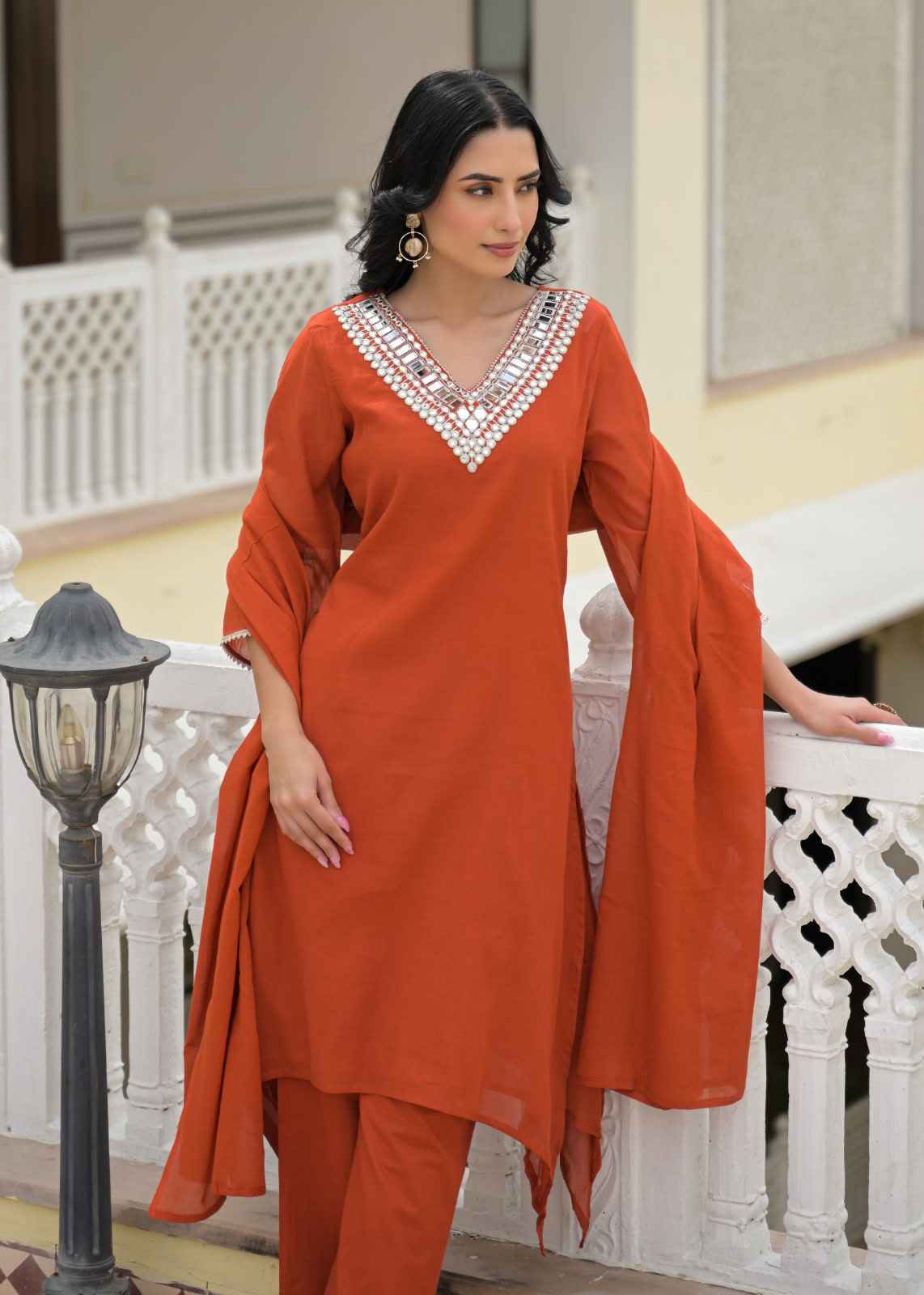 Premium Mul cotton with inner dupatta sets CS0323