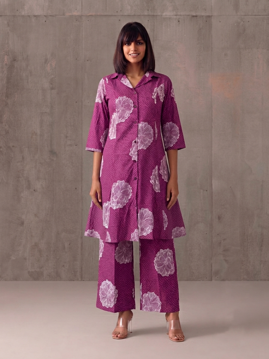 Premium Cotton Aline Pent Set PS0200