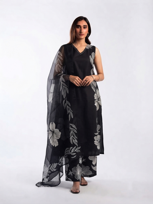 Pure Cotton Dupatta Set CS0310