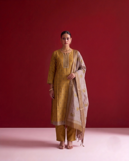 Pure Chanderi Dupatta Set