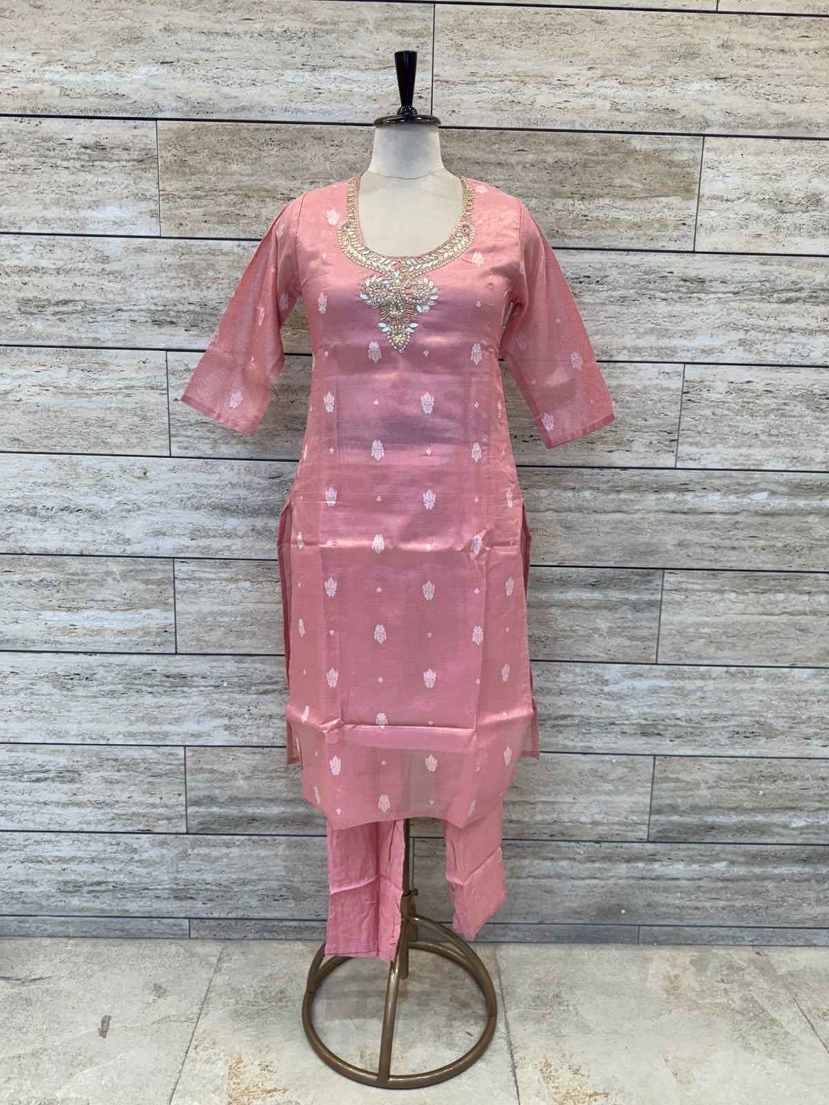 Pure Chanderi festival wear Dupatta Set