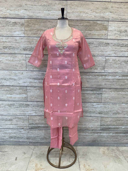 Pure Chanderi festival wear Dupatta Set