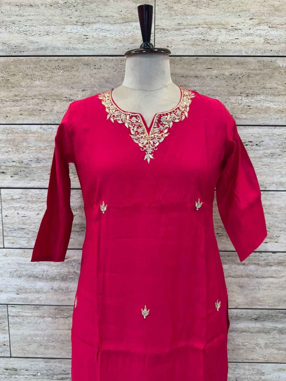 Premium Chanderi Silk Dupatta Set