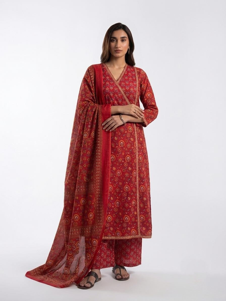 Pure Cotton Dupatta Set