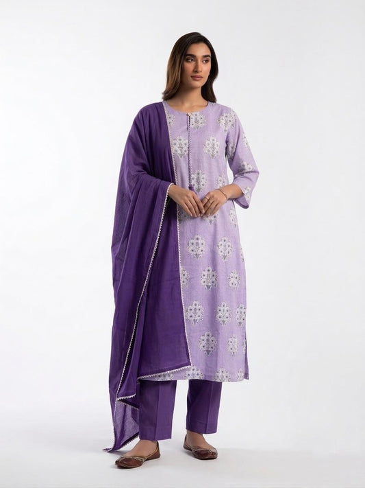 Pure Cotton Dupatta Set CS0346