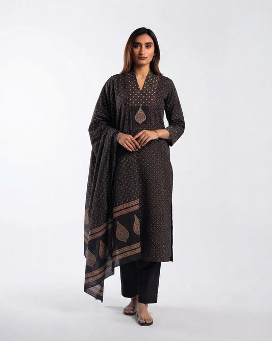 Pure Cotton Dupatta Set CS0343