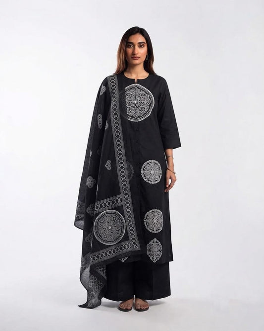 Pure Cotton Dupatta Set CS0341