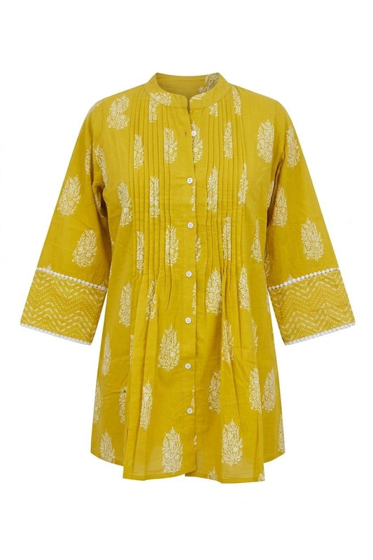 Printed Short Top In Cotton
