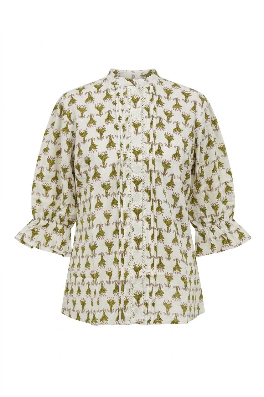 Printed Short Top In Cotton