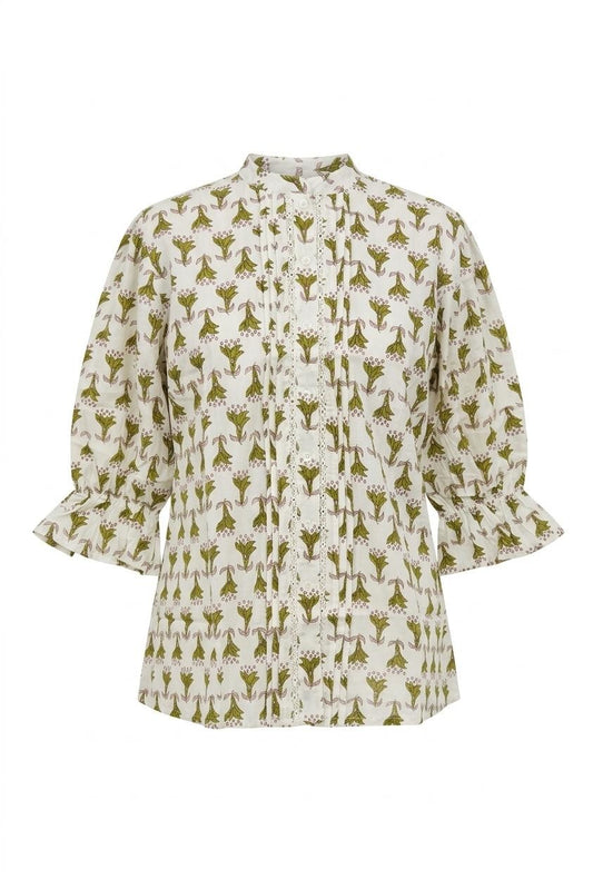 Printed Short Top In Cotton