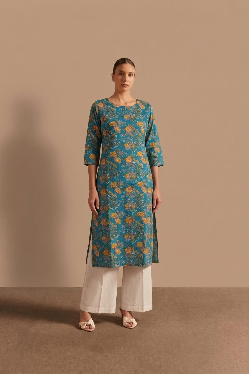 Pure Cotton Only Kurta Set