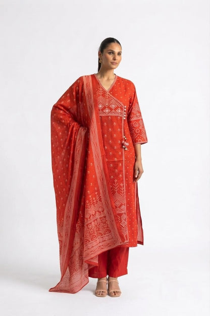 Pure Cotton Dupatta Set CS0384