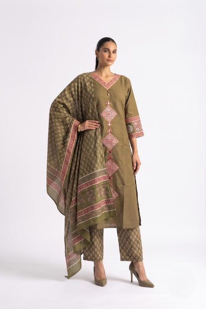 Pure Cotton Dupatta Set CS0389