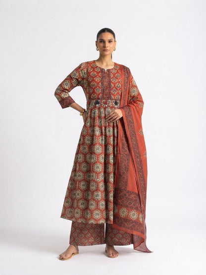 Pure Cotton Dupatta Set CS0393
