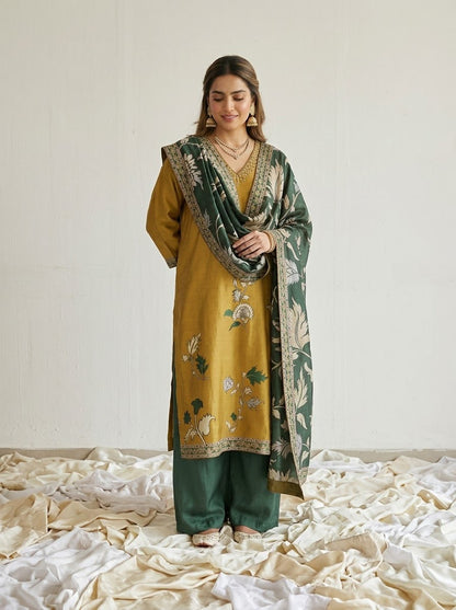 Soft Modal Muslin With Inner Dupatta Set