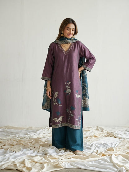 Soft Modal Muslin With Inner Dupatta Set