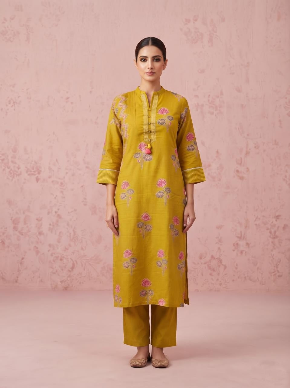 Pure Cotton Dupatta Set CS0398