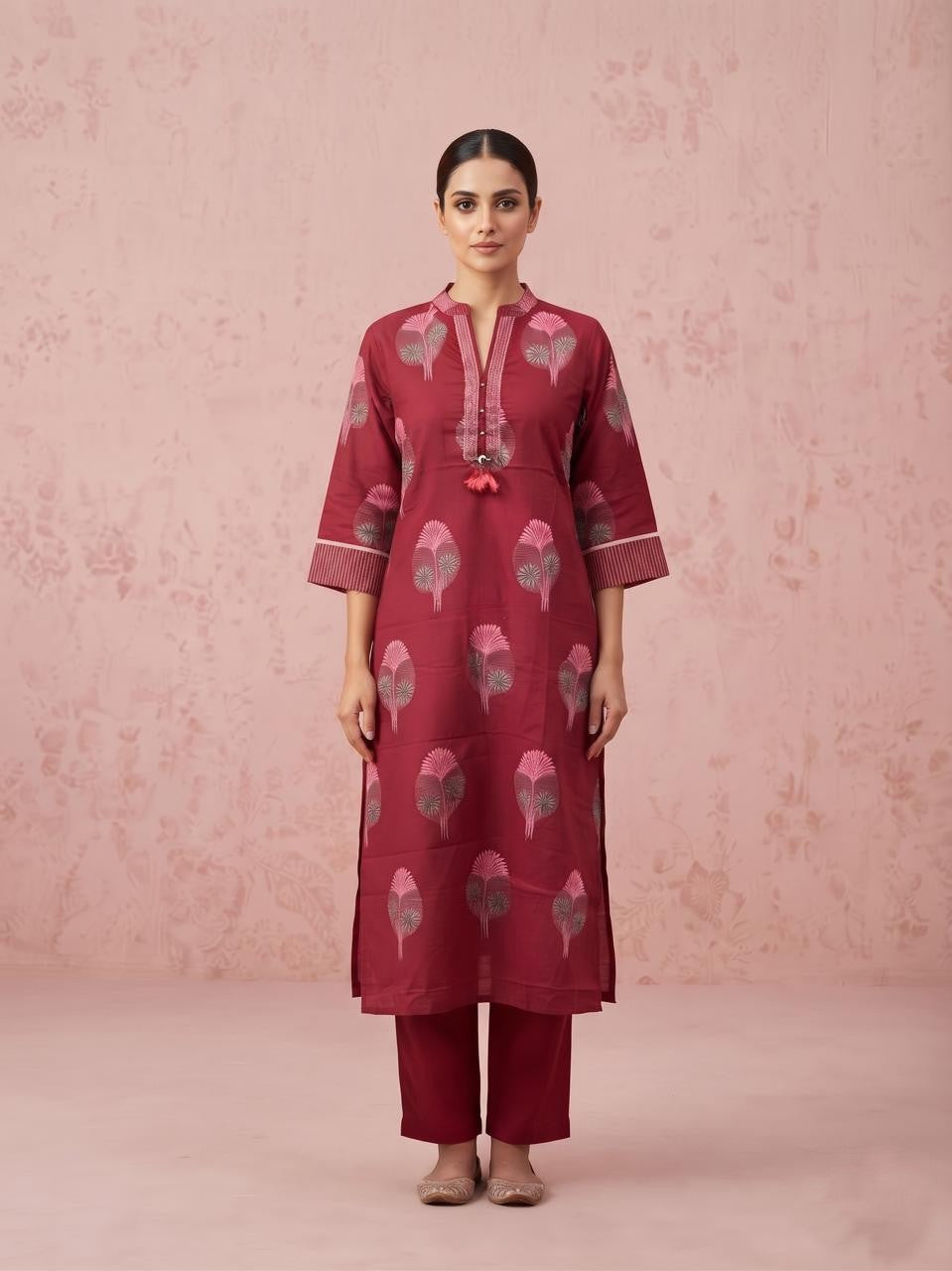 Pure Cotton Dupatta Set CS0398