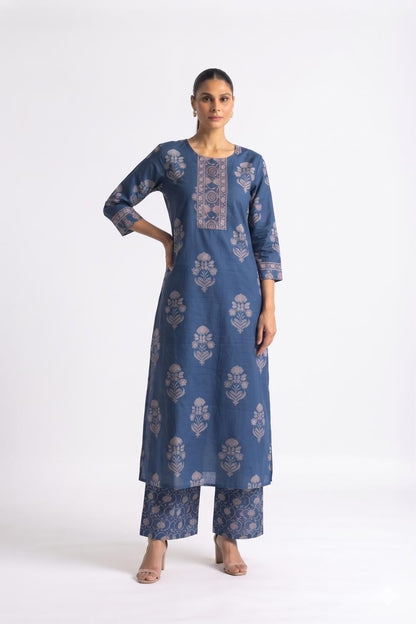 Printed Cotton Dupatta Set  CS0403
