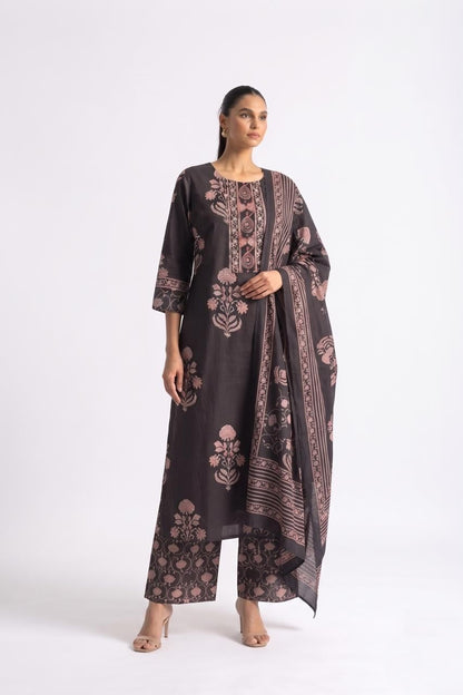 Printed Cotton Dupatta Set  CS0403