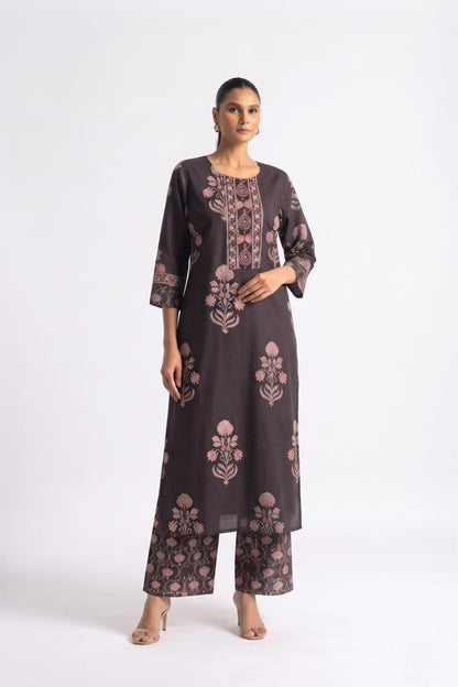 Printed Cotton Dupatta Set  CS0403