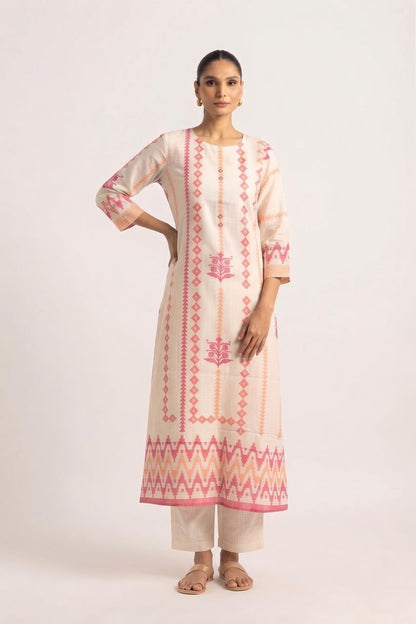 Printed Cotton Dupatta Set CS0407