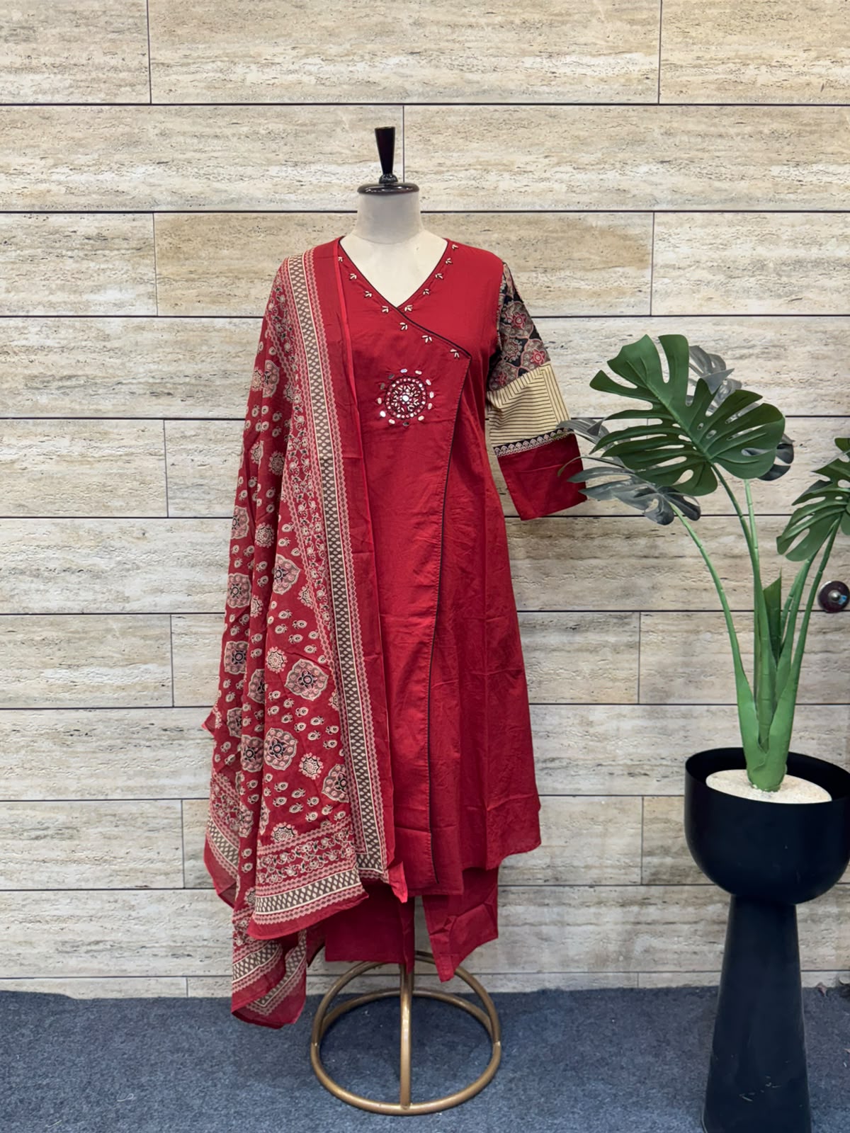 Pure Cotton Dupatta Set