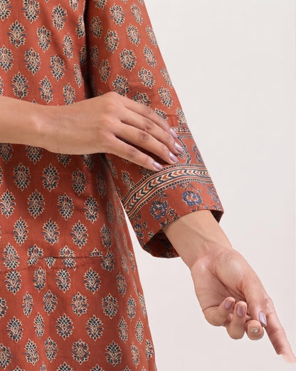 Printed Cotton Dupatta Set In Cotton Fabric CS0410
