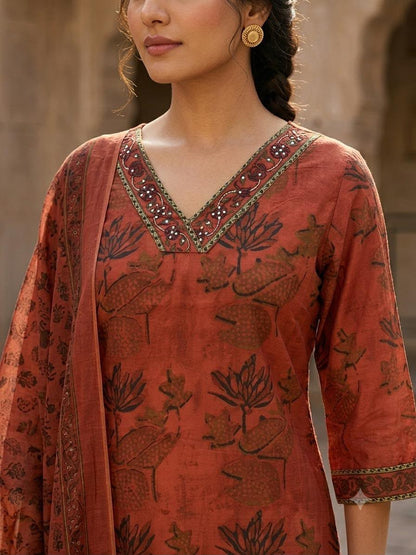 Pure Cotton Dupatta Set COS416