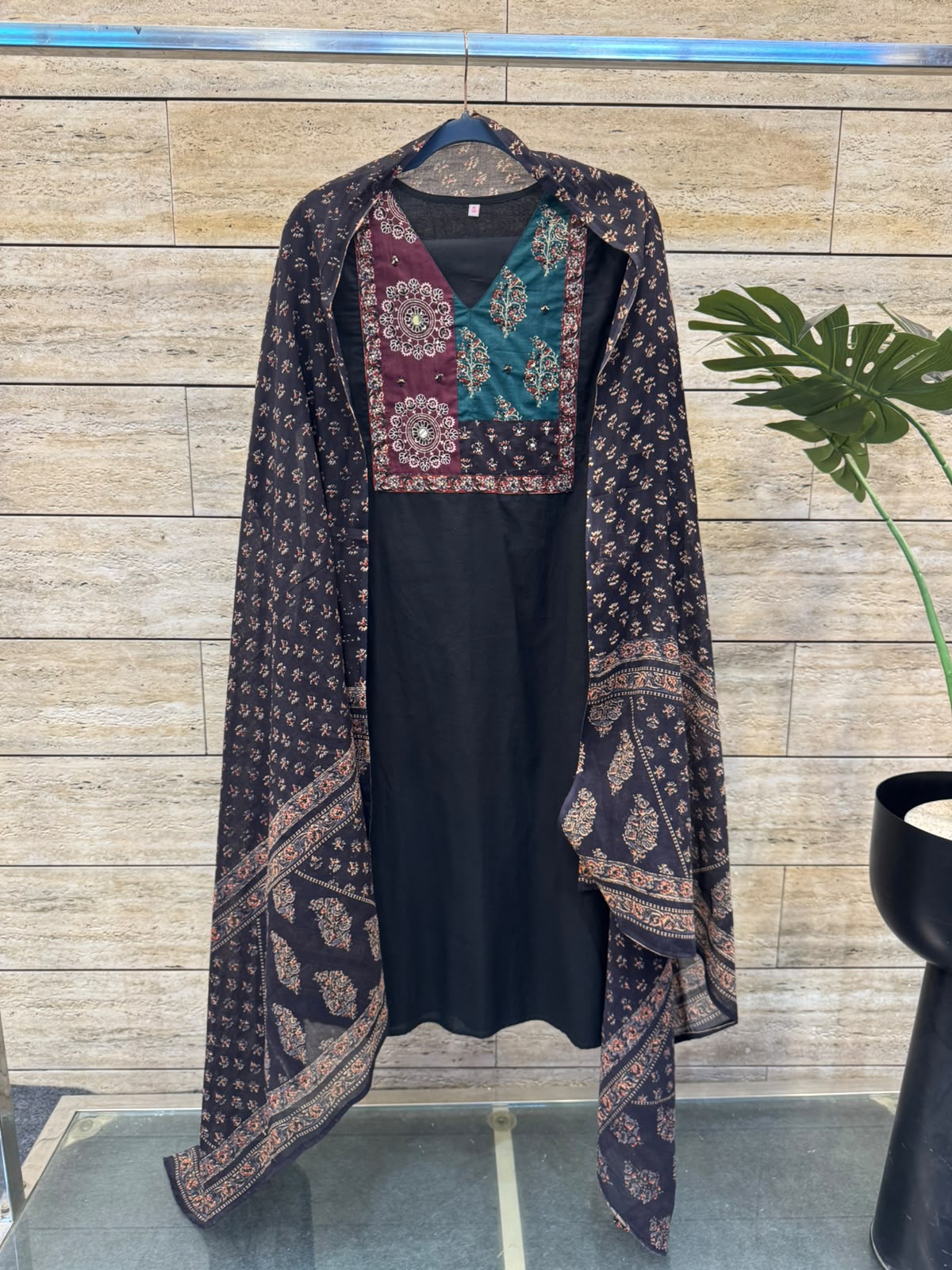 Pure Cotton Dupatta Set COS423