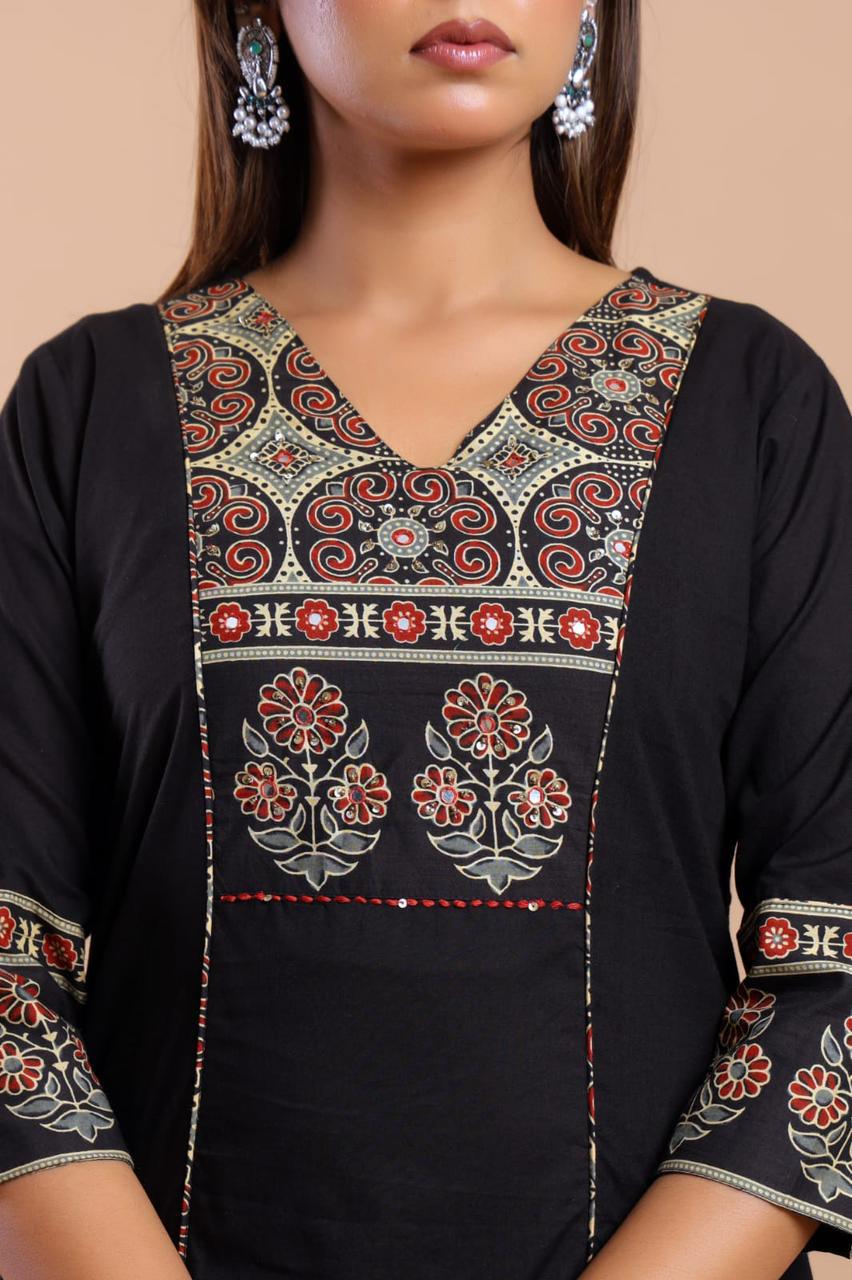 Pure Cotton Dupatta Set