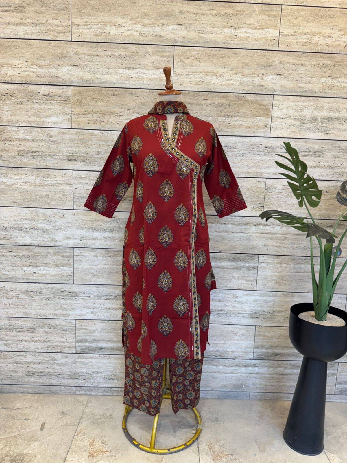 Pure Cotton Dupatta Set