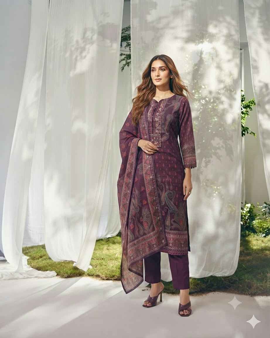 Premium Chanderi Silk Dupatta Set