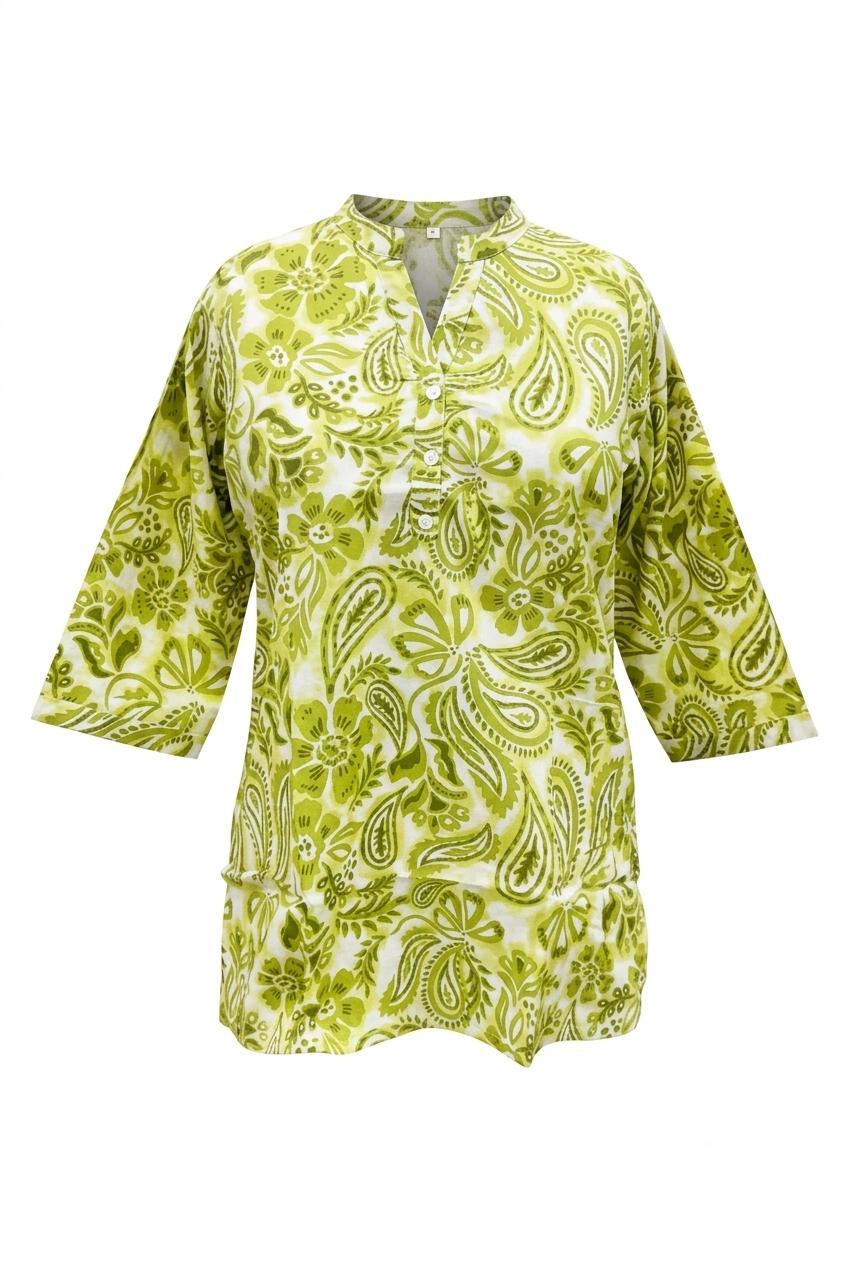 Printed Short Top In Cotton