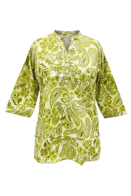 Printed Short Top In Cotton