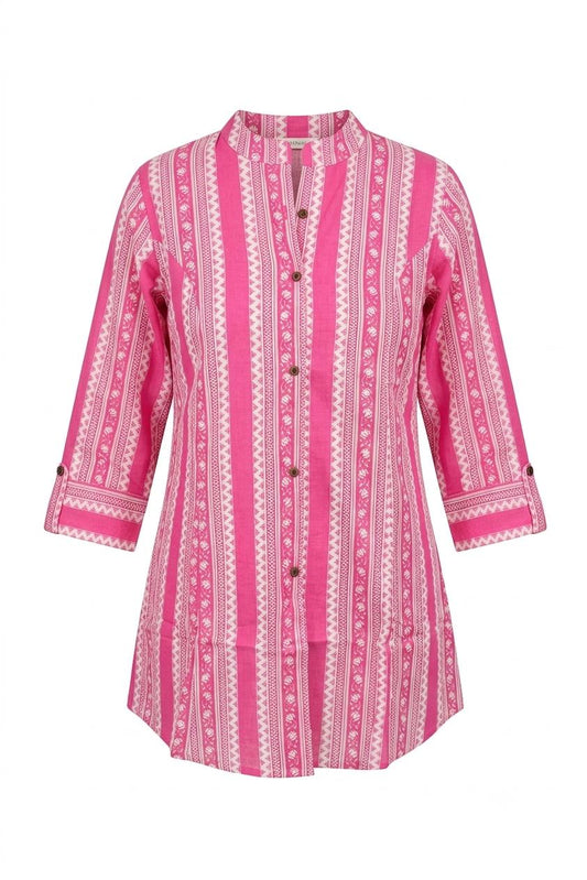 Printed Short Top In Cotton