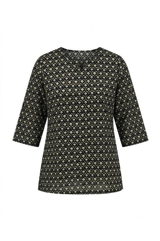 Printed Short Top In Cotton