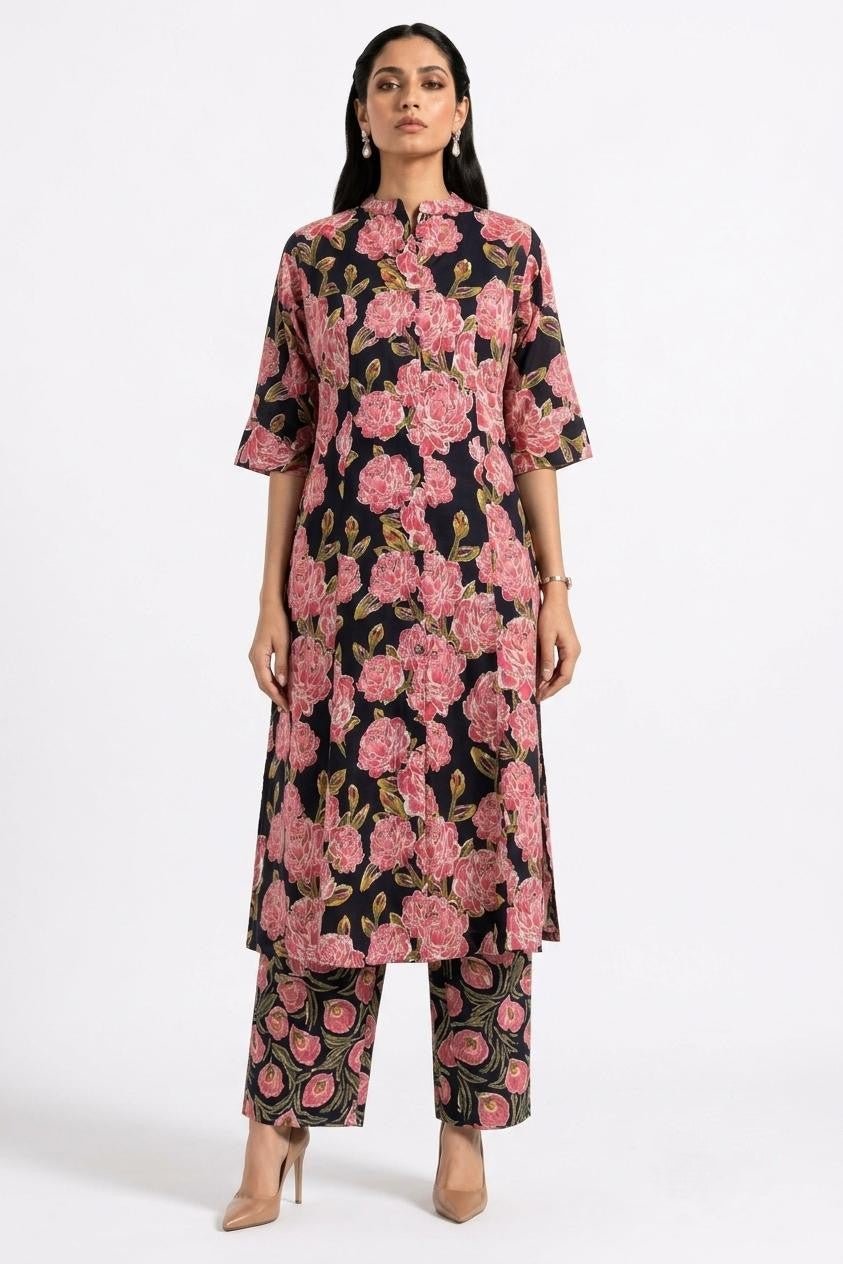 Pure Cotton Two Piece Set