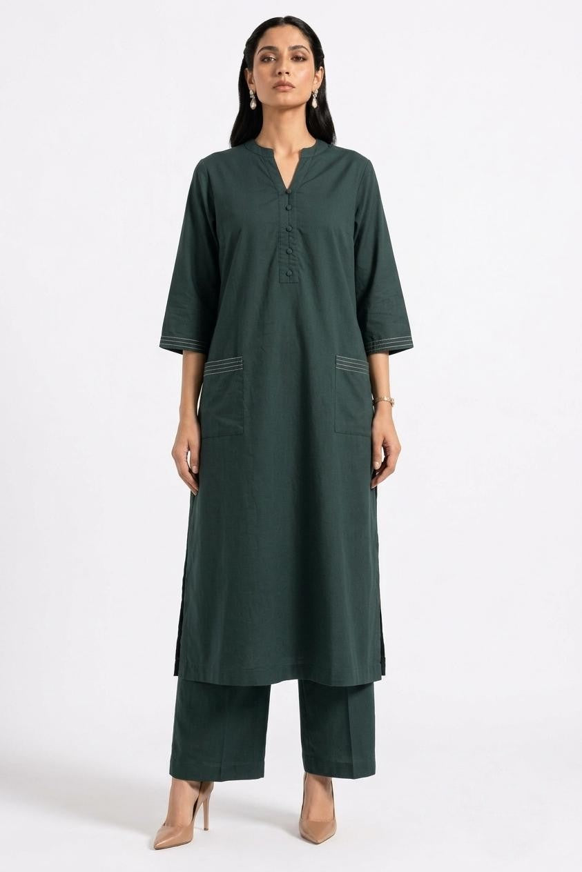 Pure Cotton Two Piece Set