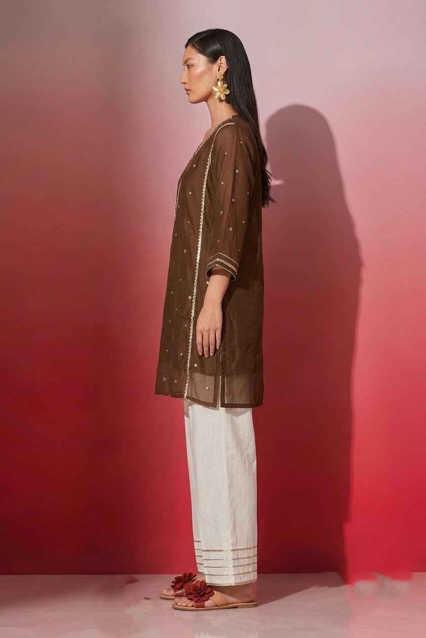 Pure Mul Cotton Co-Ord Set With Lining  COS182