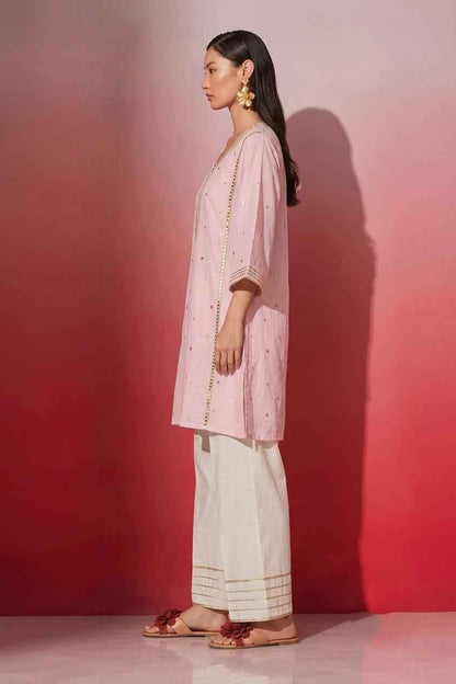 Pure Mul Cotton Co-Ord Set With Lining  COS182