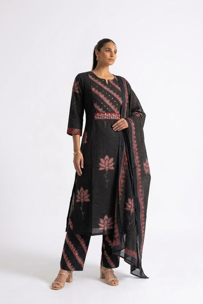 Pure Cotton Dupatta Set