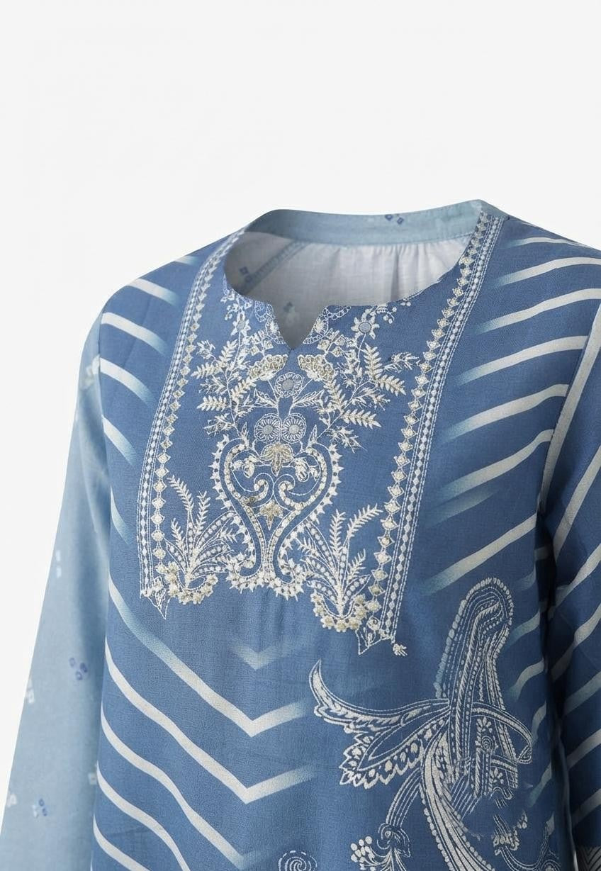 Co-Ord Set In Muslin Fabric
