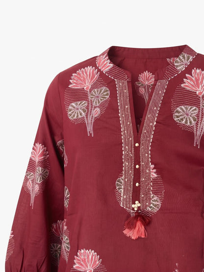 Pure Cotton Dupatta Set CS0398