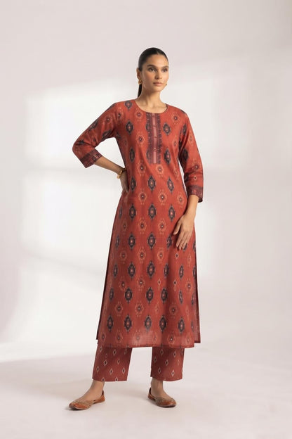 Printed Cotton Dupatta Set CS0400
