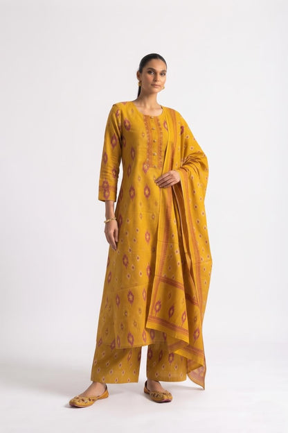 Printed Cotton Dupatta Set CS0400