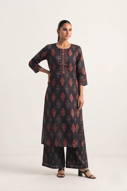 Printed Cotton Dupatta Set CS0400