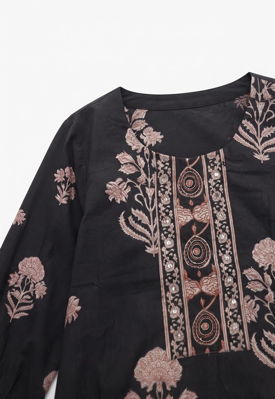 Printed Cotton Dupatta Set  CS0403